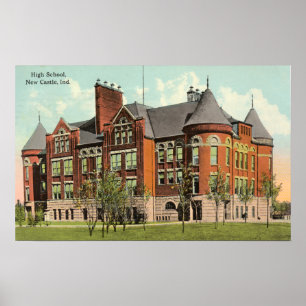 Neues Schloss, Indiana"Schloss-" Highschool Poster