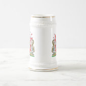 Neues Schloss nach Tyne-Wappen Bierglas (Mittel)