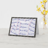 Neues Schuljahr Karte (Gelbe Blume)