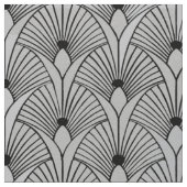 Neues Schwarz-Grau-Lüfterstil Stoff (Nahaufnahme)