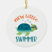 Neues Schwimmer Keramik Ornament (Vorne)