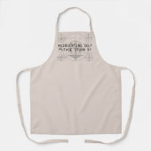 Neues Selbstgefühl mit Testmuster Schürze (Vorderseite)