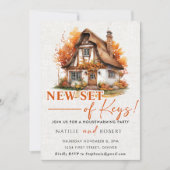 Neues Set für das Party der Keys Housewarming Einladung (Vorderseite)