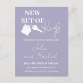 Neues Set Keys Modernes Party für die Haushaltserw Postkarte (Vorderseite)