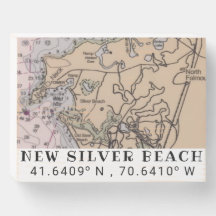 Neues Silver Beach Wald Schild