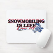 NEUES SNOWMOBILING-IS-LIFE MOUSEPAD (Mit Mouse)