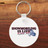 NEUES SNOWMOBILING-IS-LIFE SCHLÜSSELANHÄNGER (Vorderseite)