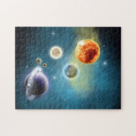 Neues Solarsystem-Puzzle Puzzle (Horizontal)