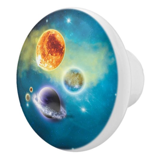 Neues Sonnensystem Keramikknauf (Rechts)