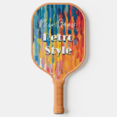 Neues Spiel Retro Stil Funny Pickleball Schläger (Vorderseite)