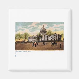 Neues State Capitol, St. Paul, Minnesota Vintage Magnet