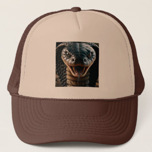 NEUES STYLISH SNAKE HAT CLASSIC DESIGN TRUCKERKAPPE