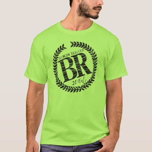 Neues T-Shirt "BR"-Logo (grün) (Vorderseite)
