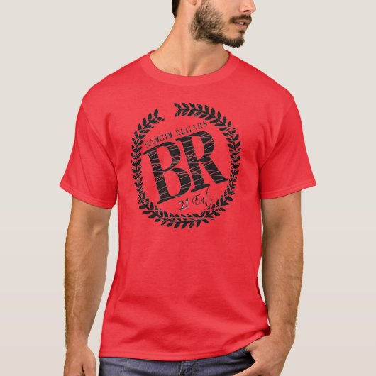 Neues T-Shirt "BR"-Logo (rot) (Vorderseite)