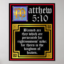 Neues Testament Matthew 5 10 Beatitudes-Kontingent