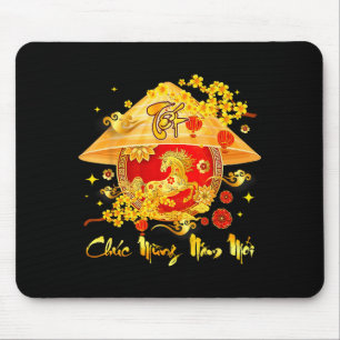 Neues Tet-Pferd Vietnamesisches Mondjahr Mousepad