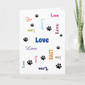 Neues Tier Karte (Vorderseite)