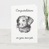 Neues Tier Karte (Vorderseite)