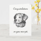 Neues Tier Karte (Gelbe Blume)