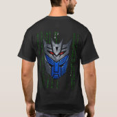 Neues Transformers 2x0009 MATRIX SCHWARZ T-SHIRT (Rückseite)