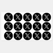 Neues Twitter Etiketten (Blatt)