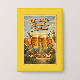 Neues Ulm MN Deutsches Bier Oktoberfest Button