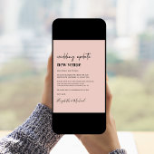 Neues Update für die Hochzeit am neuen Veranstaltu Ankündigung