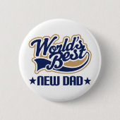 Neues Vater-Geschenk Button (Vorderseite)