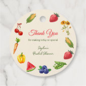 Neues vom Brautparty des Marktes Vielen Dank Geschenkanhänger (Rückseite)