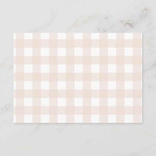 Neues vom Markt Date Night Idea Brautparty Begleitkarte (Rückseite)