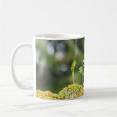 Neues Wachstum Fern Moss Nature Enthusiast Grüne P Kaffeetasse (Links)