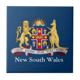 Neues Wales-Wales-Wappen Fliese