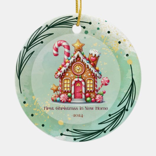 Neues Weihnachts-Zuhause Zitat Ornament (Vorne)