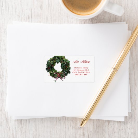 Neues Weihnachtskartett für die Adresse Adressaufkleber (Insitu)