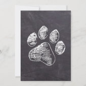 Neues Welpe - Welpe-Hund-Halbpension-Welpe Ankündigung (Rückseite)