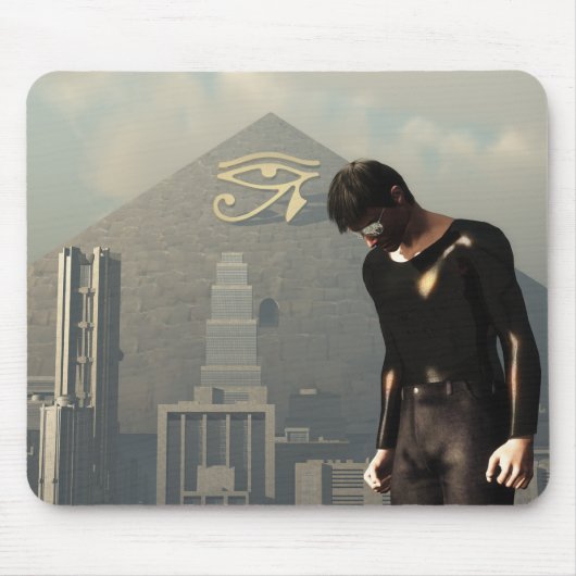 Neues Weltordnungs-Stadtbild Mousepad (Vorne)