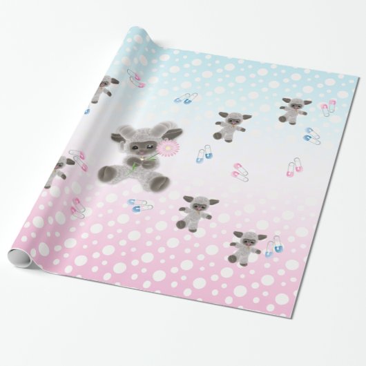 Neues Wrapping Paper für Baby Plush Lamas Geschenkpapier (Ungerollt)