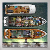 Neues Yachtdesign Poster (Vorne)