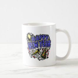 Neues Year' s-Party-Zeit Kaffeetasse