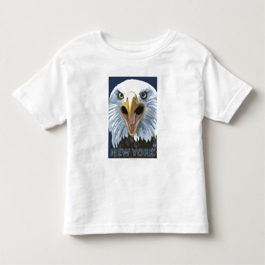Neues YorkEagle herauf nahes Kleinkind T-shirt (Vorderseite)