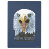 Neues YorkEagle herauf nahes Klemmbrett (Rückseite)
