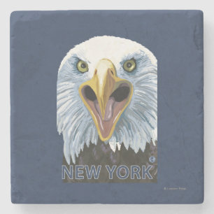 Neues YorkEagle herauf nahes Steinuntersetzer