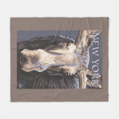 Neues YorkMoose herauf nahes Fleecedecke (Vorderseite (Horizontal))