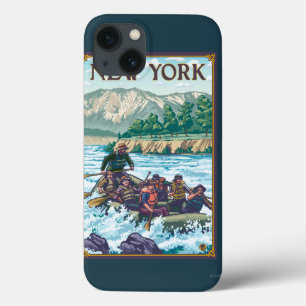 Neues YorkRiver, das Szene flößt iPhone 13 Hülle