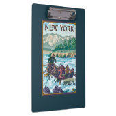 Neues YorkRiver, das Szene flößt Klemmbrett (Rechts)