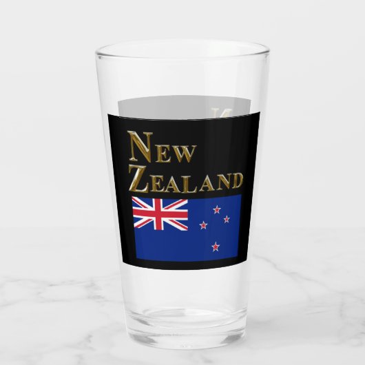NEUES ZEALAND-BIERGLAS GLAS (Rückseite)