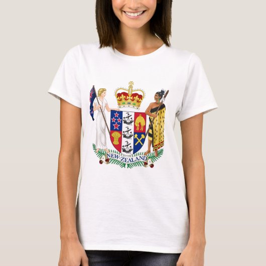 neues Zealand-Emblem T-Shirt (Vorderseite)