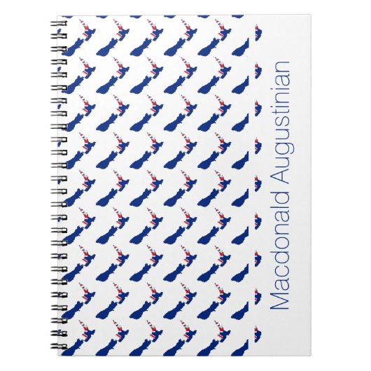 NEUES ZEALAND FLAG-Journal für benutzerdefinierte  Notizblock (Vorderseite)