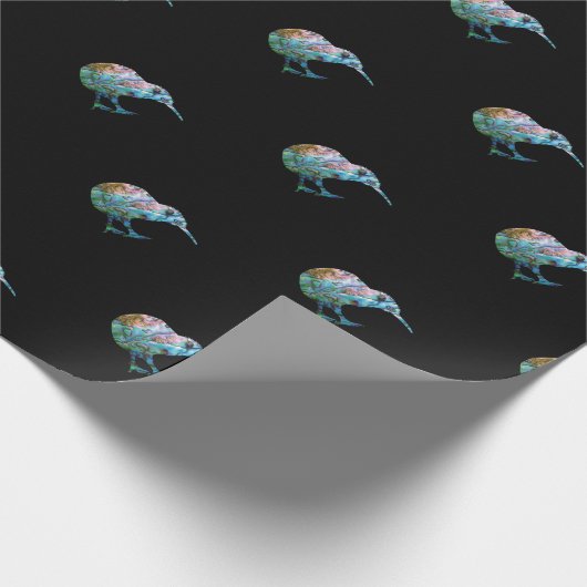NEUES ZEALAND KIWI PAUA WRAPPING PAPIER GESCHENKPAPIER (Ecke)
