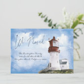 Neues Zuhause Beach Lighthouse - Neue Adresse Ankündigung (Stehend Vorderseite)